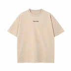 Valcro Washed T-Shirts Beige