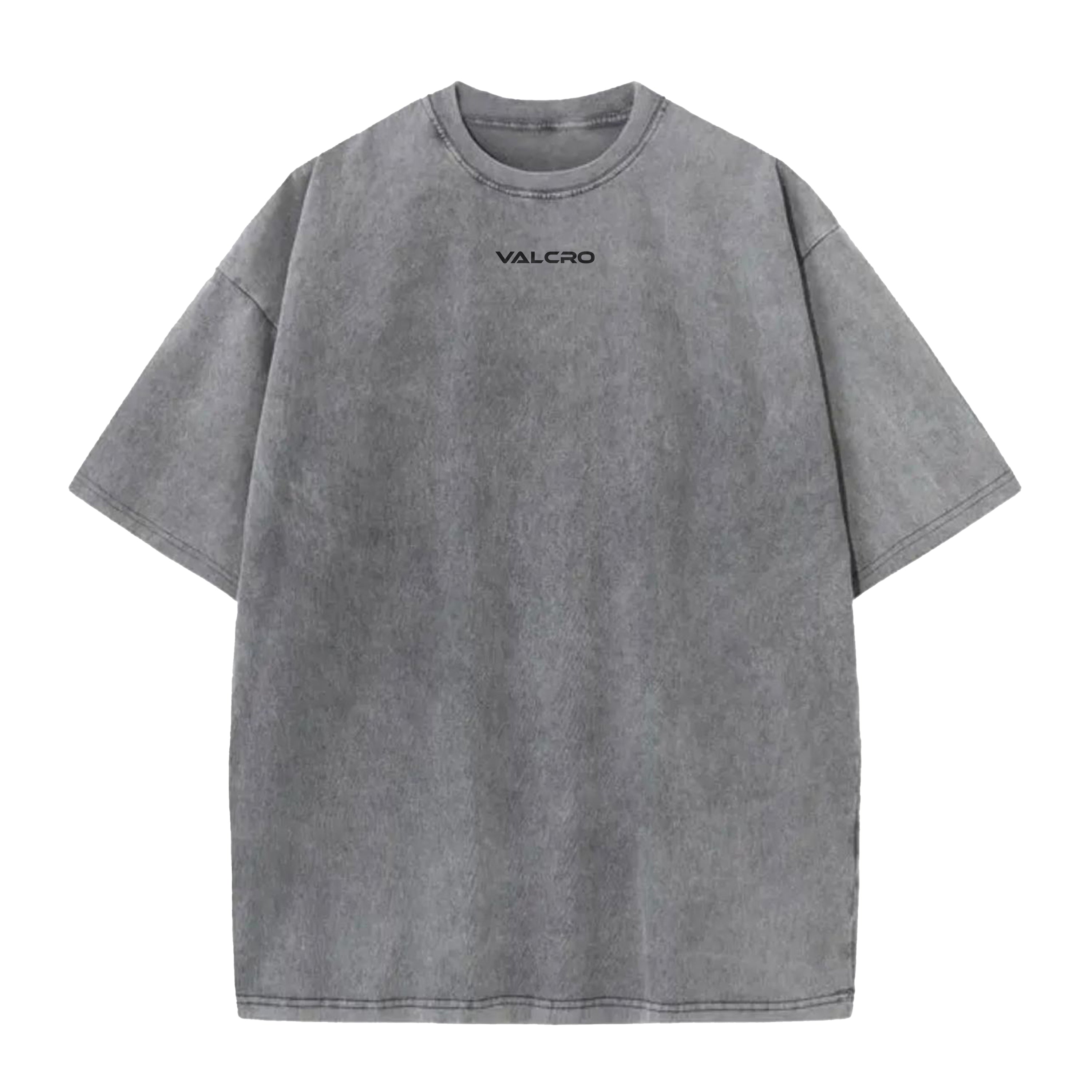 Valcro Washed Tshirts Gray