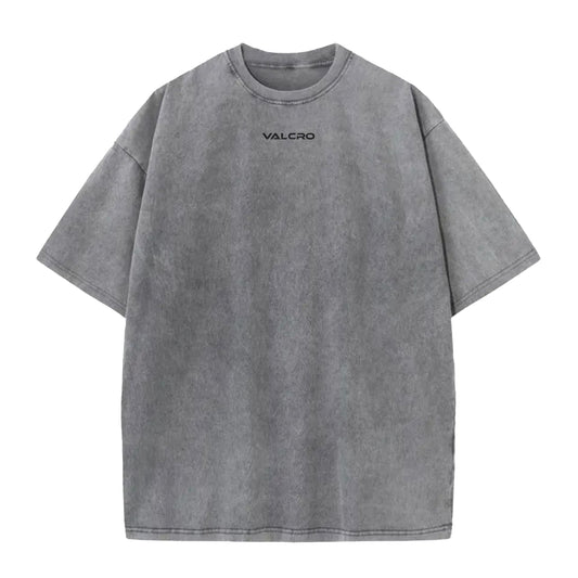 Valcro Washed Tshirts Gray